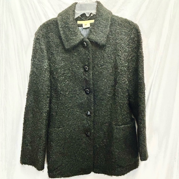 Vintage Mr & Mrs MacLeod Wool Jacket, Drk Grey, Sz 3 - Picture 1 of 4